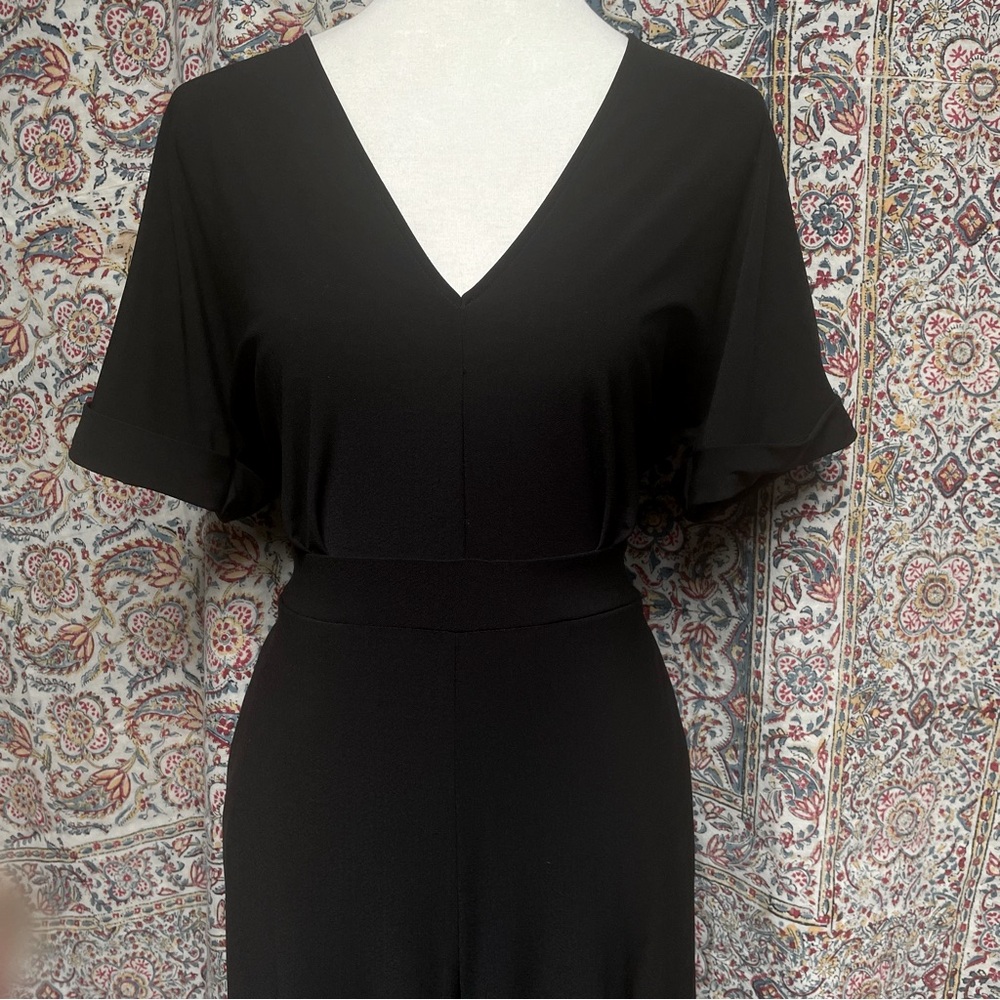 Black Tie Back Jumpsuit